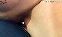 Si cantik Brasil dengan payudara besar menikmati seks buatan sendiri dengan suaminya