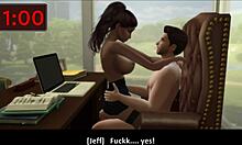 Η καυτή συνάντηση των παντρεμένων γυναικών με τον γείτονά της στο Sims 4