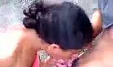 Copine amateur coquine se faisant baiser fort par derrière
