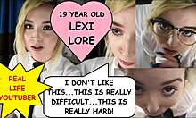 หนุ่ม vlogger Lexi Lore แบ่งปันเหล็กดัดฟันและพูดคุยลามกในวิดีโอ deepthroat