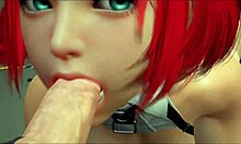 红发熟女在3D Hentai游戏中与有天赋的伴侣享受肛交