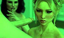 Σεξουαλικό παιχνίδι Cartoon με MILF που διδάσκει δεξιότητες στο στοματικό σεξ