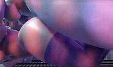 Çizgi filmden bir transseksüel anne üvey kızı ile anal seks yapıyor