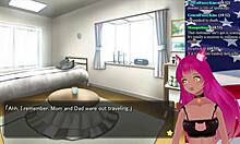 La fidanzata hentai gioca con Vtuber in un video fatto in casa