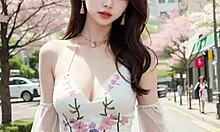 3D에서 아름다운 여자들의 아시아 AI 모델 컴필레이션